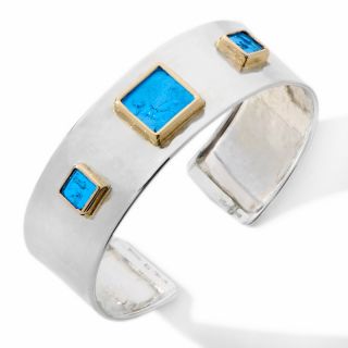 Jewelry Bracelets Cuff Tagliamonte Square Blue Cupid Intaglio