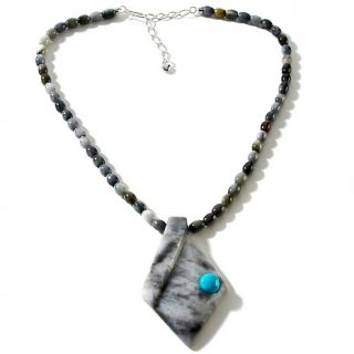 Mine Finds by Jay King Jay King Eagle Eye Stone and Turquoise Sterling