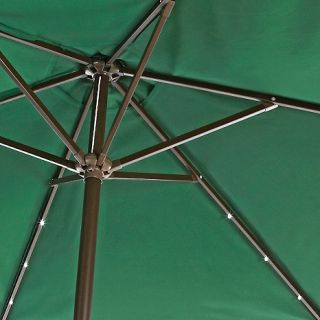 For the Ages LED Illuminated Solar Powered Patio Umbrella