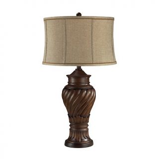 Biltmore Collection Commodore Wood Table Lamp   33in