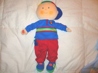  Caillou Character Toy Pretend Play Doll Plush English French