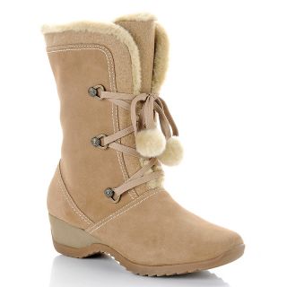 138 176 brilliant waterproof suede lace up boot note customer pick