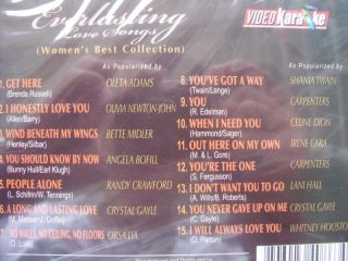 Everlasting Love Songs Mens Collection Karaoke VCD New