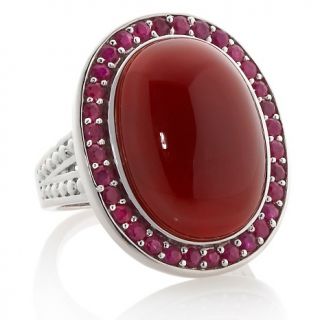  oval shaped red agate and ruby ring rating 1 $ 84 90 