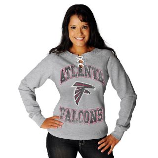 Atlanta Falcons NFL Womens OT Queen III Long Sleeve T Shirt