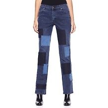  69 90 dg2 stretch denim boot cut jeans with fringe $ 39 95 $ 79 90