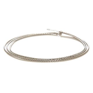  triple strand woven sterling silver 16 necklace rating 1 $ 79 95