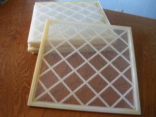 Excalibur Food Dehydrator Trays with Mesh Screens 9 Trays Trays Only