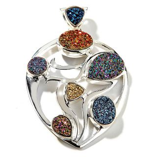 Sajen Silver by Marianna and Richard Jacobs Colors of Drusy Sterling