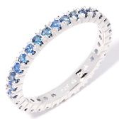 Victoria Wieck Colored Sapphire Eternity Band Stackable Ring