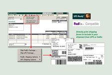 Create FedEx and UPS shipments directly from QuickBooks. View larger