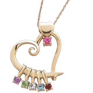  birthstone color crystal pendant with 20 rope chain rating 10 $ 92 00