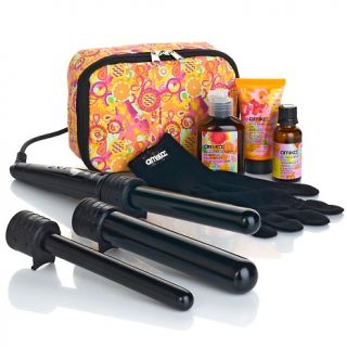 Amika Clip Free Hair Curler 3 in 1 Set with Canvas Case