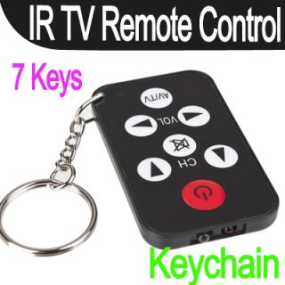 Universal Infrared IR Mini TV Set Remote Control Keychain Key Ring 7