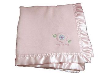 Elegantbaby Elegant Baby Pink Flower Blanket Lovey