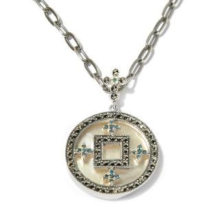 Jewelry Pendants Gemstone Dallas Prince Designs Mother of Pearl