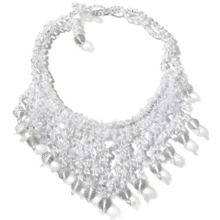 CL by Design Clear Quartz Waterfall 17 Necklace
