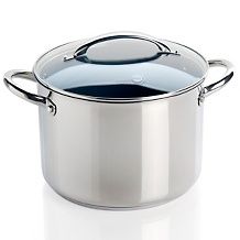 Todd English Stainless Steel 3qt Casserole Pan with Glass Lid