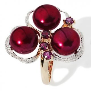Jewelry Rings Fashion Cranberry Cultured Freshwater Pearl