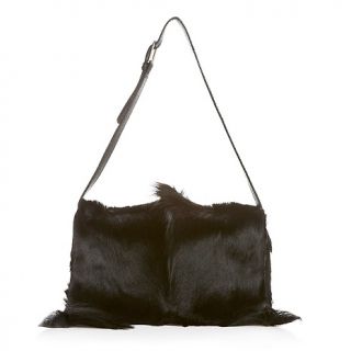Clever Carriage Company Springbok and Black Leather Clutch