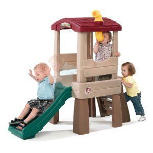 Step 2 Kids Indoor Outdoor Elevated Playhouse Toddler Treehouse