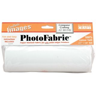 Crafters Images PhotoFabric 100% Cotton Twill   8 1/2 x 120 Roll at