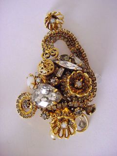 Erickson Beamon Earrings Intricate Baroque Diamantes