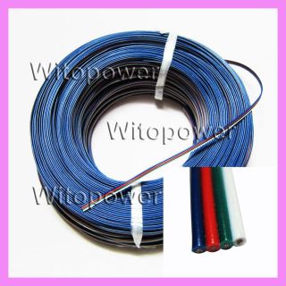 20 Meter RGB 4 Pin Extension Connector Cable Cord FOR3528 5050 RGB LED