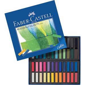FABER CASTELL 48pc Creative Studio Soft Pastel Sticks Set Art Drawing