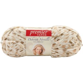 Deborah Norville Cuddle Fleece Dots Yarn, 3.5oz   Biscuit