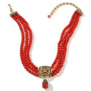  daus treat yourself 3 row beaded drop necklace rating 14 $ 99 95 or 3