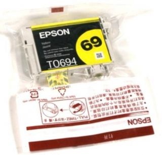 Genuine Epson T0694 69 Yellow Ink Stylus C120 NX400 NX110 NX300 NX515