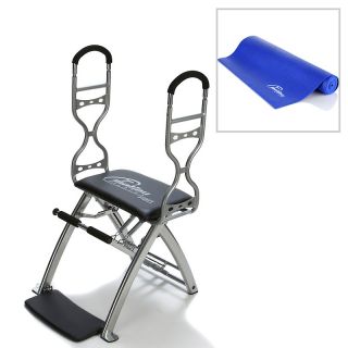 Malibu Pilates Pro Chair Deluxe with Mat, Sculpting Handles and 7 DVDs