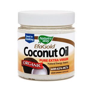 Natures Way Efagold Coconut Oil Pure Extra Virgin 16 Oz