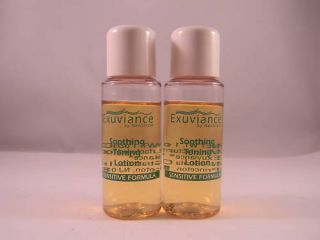 Exuviance Soothing Toning Lotion Lot of Two 1 oz New