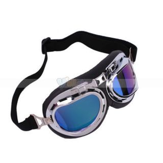 New Color Lenses Motorcycle Goggles Glasses Eye Wear Sun Glasses