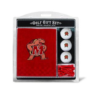 112 6604 university of maryland terrapins embroidered towel gift set