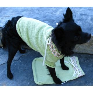 109 9816 isabella cane knit dog sweater green small rating 1 $ 34 00 s