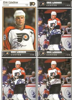 Huge Eric Lindros Oddball Lot Coins Non Certified Autos Jumbos Line up