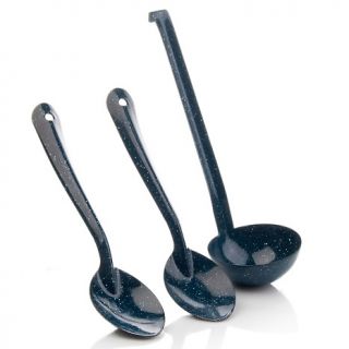 120 998 the lee bros lee bros graniteware 12 spoon and ladle set