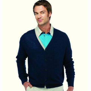 Mens Callaway Links Cardigan Sweater BEFG0007 Peacoat Size x Large