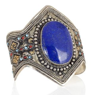 202 113 bajalia fila lapis and stone 2 tone cuff bracelet rating 12 $