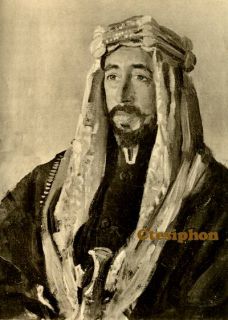 1927 Lawrence Revolt in Desert Faisal Saudi Arabia Syria Iraq Jordan