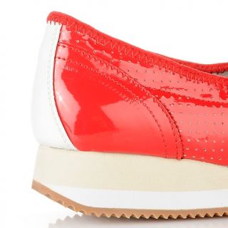 DKNY Active Raven Perforated Wedge Patent Sneaker