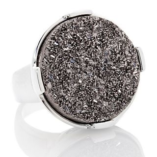 Jewelry Rings Gemstone ChristineDarren Platinum Color Drusy