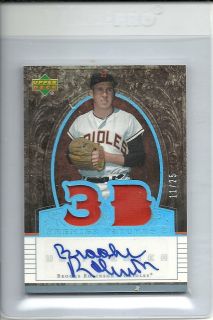  BROOKS ROBINSON NUMBERED 11/25 WOW CARD CANT BE UNDERRATED EASY $50