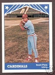  1983 Erie Cardinals 14 Scott Pleis
