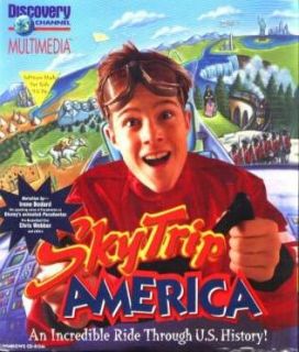 Skytrip America PC CD Kids Learn US United States History Geography
