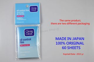 Clean and Clear Oil Control Film Blotting Paper Face 60 Sheets