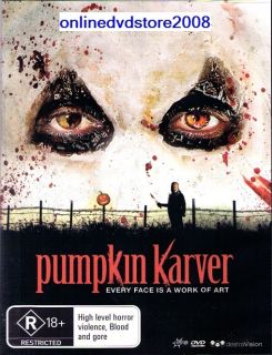 PUMPKIN KARVER Halloween Slasher HORROR MOVIE DVD (NEW & SEALED)